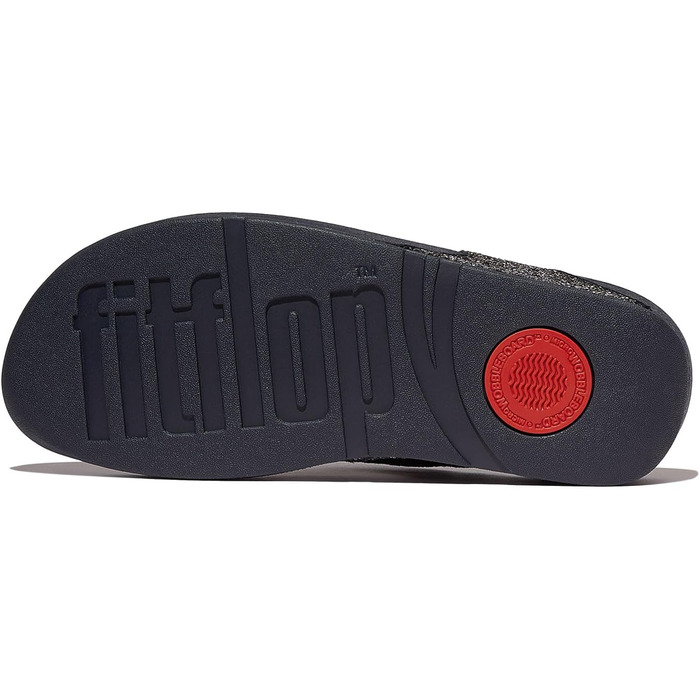 Шльопанці жіночі FitFlop Lulu Glitter Midnight Navy Mix, 43 EU - зручні з підтримкою склепіння стопи
