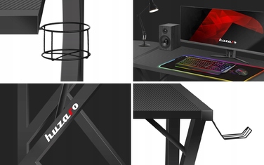 Ігровий стіл Huzaro Hero 6.3, чорний