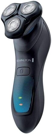 Електрична бритва Remington Rotationsrasierer HyperFlex Aqua XR1430 з гнучким голівкою та ComfortFloat, для сухого та вологого гоління, чорно-синя