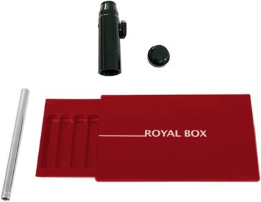 Коробка Royal Box з тюбиками та безкоштовним дозатором для нюхального тютюну, різні варіації, червоний колір