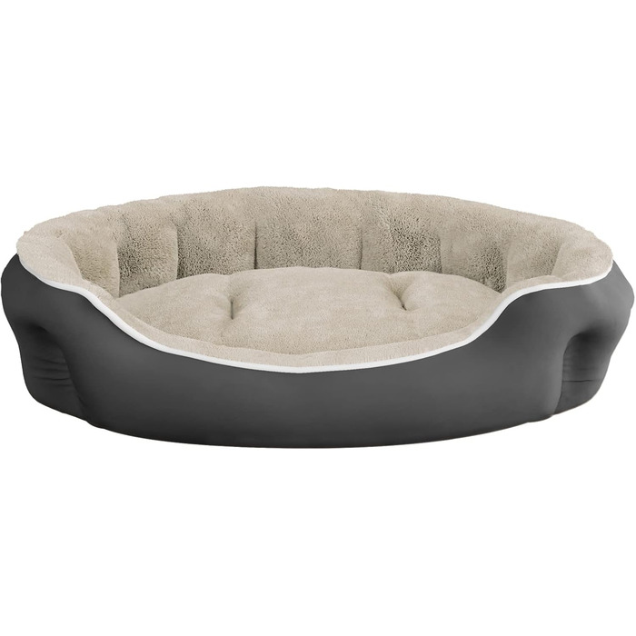 Лежанка для собак та котів Sogni E Capricci, сіра, 62 x 50 x 17 см (Creme, L 75 x B 65 x H 20 см, COCCOLE)