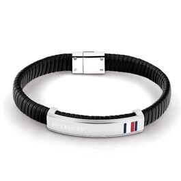 Браслет шкіряний чоловічий Tommy Hilfiger 2790349 чорний