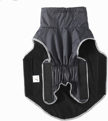 Homieco Fall Winter Dog Coat Jacket, Pet Raincoat, Warm Pet Jacket Dog Jacket Dog Sweater for Dogs M Black
