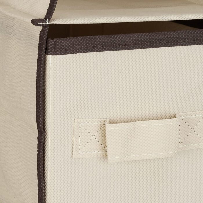 Органайзер для шафи Relaxdays з тканини, 6 відділень, 2 шухляди, 82x30x14,5 см, антрацит, флізелін