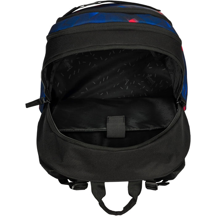 Шкільний рюкзак Baagl для хлопчиків та дівчаток-підлітків - рюкзак на скейтборді з відділенням для ноутбука та нагрудним ременем для школи, гімназії, середньої школи (Індиго)