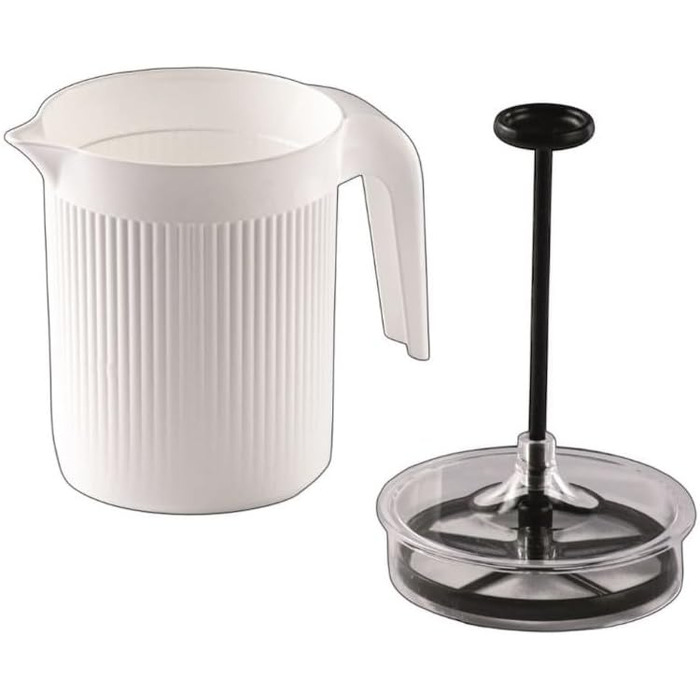 Ручний спінювач молока Snips Cremix для капучіно, білий, 0.5 л, Made in Italy