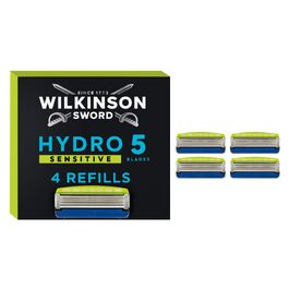 Смінні касети для бритви Wilkinson Sword Hydro 5 для чоловіків, з зволожуючим гелем та тримером, 12 шт (4х3)