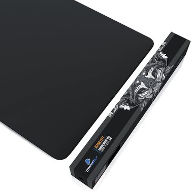 Кисет для миші TITANWOLF XXL 900 x 400 мм - великий килимок для геймінгу, чорний