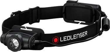 Ліхтар налобний Ledlenser H5 Core, 350 люмен, LED, IP67, фокусування, обертання, димування, 2xAA, 160 м, батарейки в комплекті