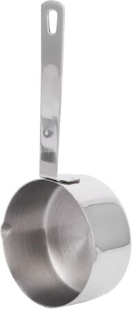 FBHappiness Stainless Steel 304 Measuring Cup, Metal Measuring Spoon, Baking Measuring Spoon with Scale, Cake Measuring Spoon for the Kitchen, Household Scale (Size: 1/3 Cup 80 ml) (1/3 Cup 80 ml)