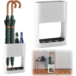 Підставка для парасоль підставка для парасоль з 4 слотами, знімний піддон, для дому, для довгих та коротких парасоль