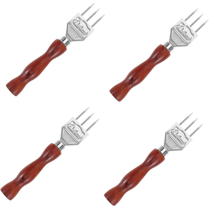 Cabilock 4 Pack Trident Ice Pick Bar Tool Ice Pick Bartender Ice Pick Stable Ice Breaker Tool Bar Accessories Ice Scoop Tool Breaker Tool Ice Cracking Tools Stainless Steel