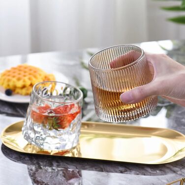 Набір склянок для віскі Webao Old Fashioned з кришталю, 160 мл (набір з 2 шт.)