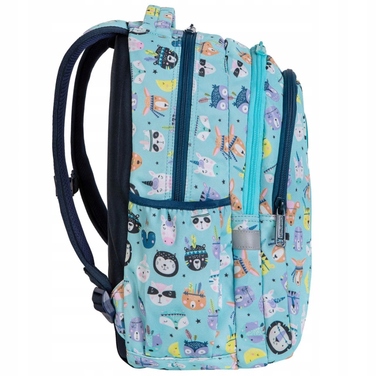 Багатовідсіковий шкільний рюкзак CoolPack, багатоколірний (зелений), 21 л