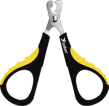 Професійні ножиці для обрізання кігтів собак та котів Candure з пилочкою, нержавіюча сталь, безпечний захист, 15 см