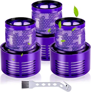 Фільтр для пилососа Dyson V10 (3 шт) - Rebirthcare SV12, Cyclone Absolute, Animal, Motorhead, Total Clean #DY-969082-01