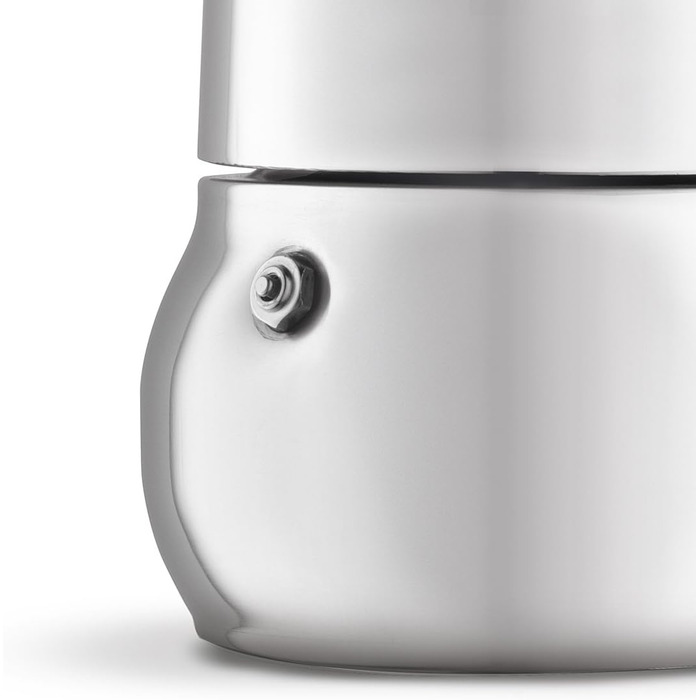 Espressokocher Bialetti Kitty 4 Tassen, Edelstahl, Чорний