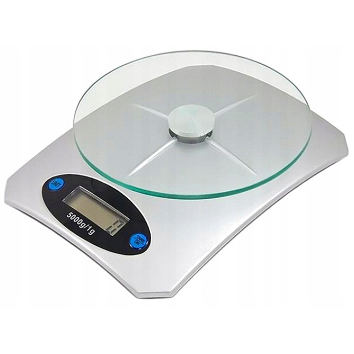 Кухонний ваги Kamille, сріблястий/сірий, 5 кг