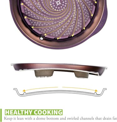 TeChef Grillpfanne корейське барбекю антипригарна, з тефлоновим покриттям без PFOA