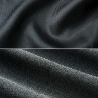 Елегантний жилет для чоловіків HISDERN: класичний однотонний жилет для весілля, ділового стилю та смокінгу. Темно-сірий, XL