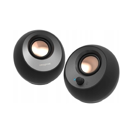 Комп'ютерні колонки Creative Pebble 2.0 V3 Bluetooth 5.0 USB-C, чорні