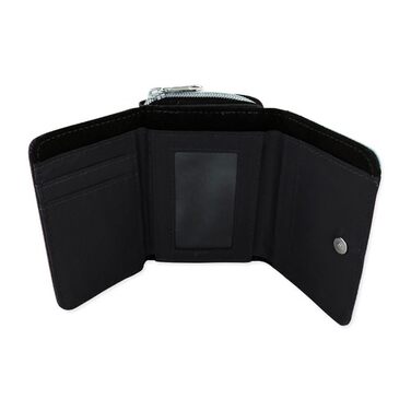 Wallet with name design (black, tractor)