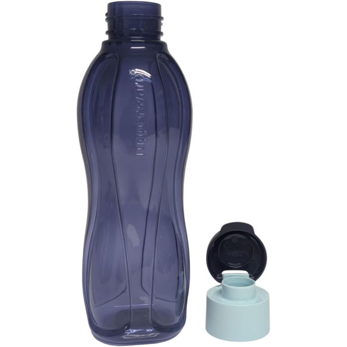 Tupperware To Go Eco 500ml Eco Easy Flip Top Drinking Bottle EcoEasy Bottle reusable 500 ml (blue turquoise)