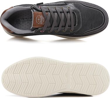 ARRIGO BELLO Чоловічі кросівки для активного відпочинку: легкі, зручні, для туризму та бігу. Розміри 41-46 (B Grey, 43 EU)