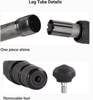 Монопод LEOFOTO MP-285C/MP-364C з карбону - штатив-монопод