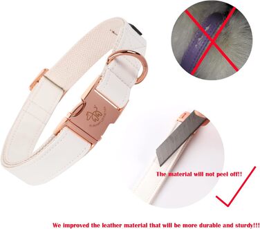 Елегантний шкіряний нашийник та поводок для собак - довговічний аксесуар для маленьких собак, підходить для осені, регульований, 1 шт.