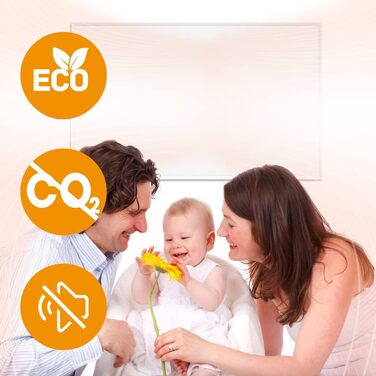 Інфрачервовий обігрівач Byecold Standgerät 300 Вт з підставкою, інфрачервовий електрообігрівач, білий, з захистом від перегріву
