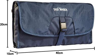 Косметичка Tatonka Travelcare для подорожей, підвісна, з відділеннями та дзеркалом, синя