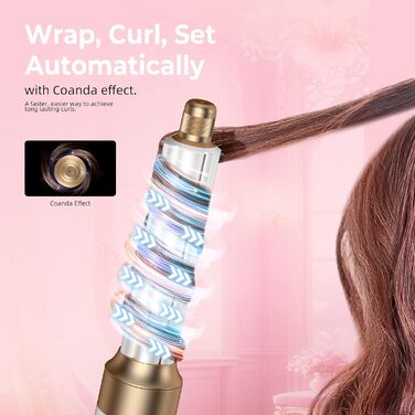 Професійний фен-щітка Pro Airbrush Hair styler 6 в 1: 6 функцій для укладки, 1000W, сушка та створення локонів