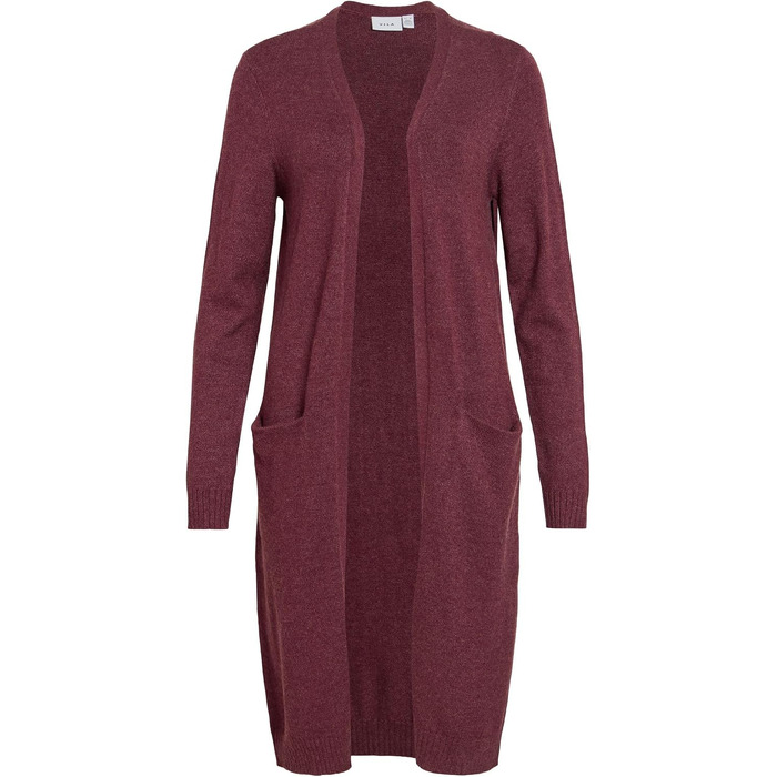Кардиган жіночий Vila VIRIL Longline в'язаний (XL, Port Royale) - подовжений жакет