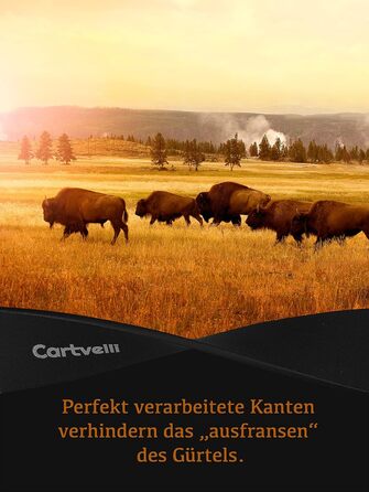 Чоловічий шкіряний ремінь Vintage з подарунковою коробкою - виготовлено в Німеччині. Ширина 40 мм, колір чорний, застібка срібна, 115 см.