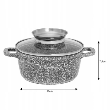 Каструля традиційна Klausberg Marble, 1,3 л