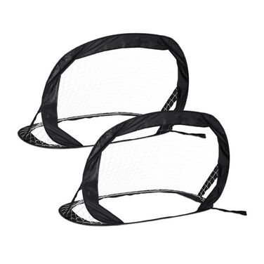 Relaxdays Pop-Up Football Goals - Set of 2