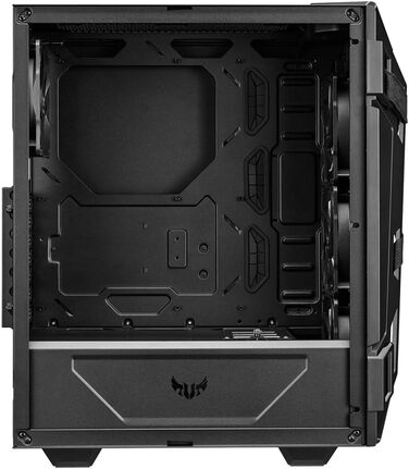 Корпус ПК ASUS TUF Gaming GT301: Mid-Tower, скло, RGB, Aura Sync, чорний