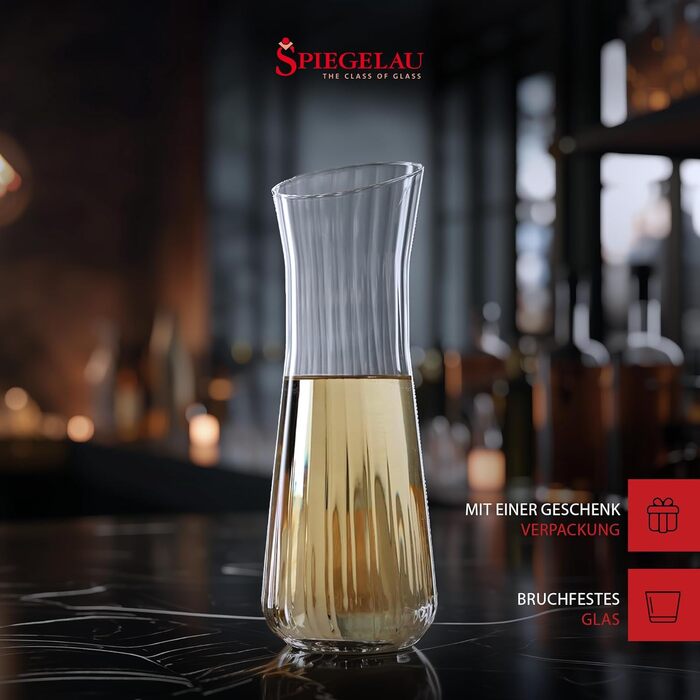 Карафа Spiegelau LifeStyle 1 л з кришталевого скла, для води, можна мити в посудомийній машині