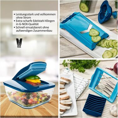 Набір для нарізання овочів та фруктів Genius Nicer Dicer Chef (15 частин) | Овочерізка, фрукторізка, набір для кухні