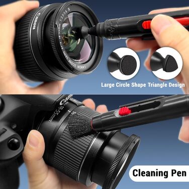 Набір для чищення камери: об'єктив, сенсор, корпус (Canon, Sony, Nikon, Pentax)
