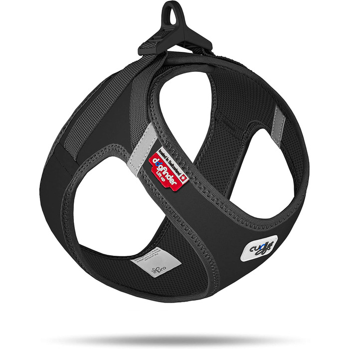 Шлейка для собак Curli Clasp Softshell (S, Чорний)