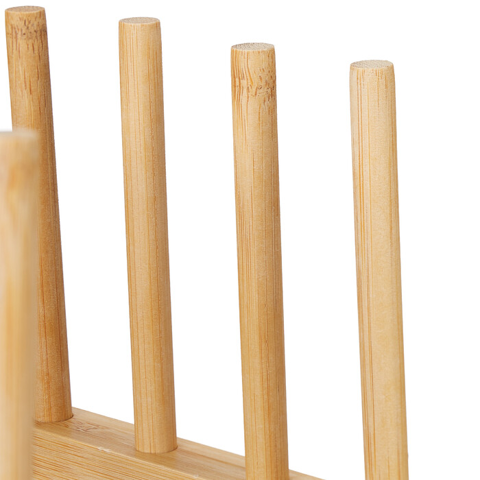 Relaxdays Bamboo Counter Stand