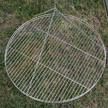 Three-legged swivel grill including 70 cm grill grate, made in Germany