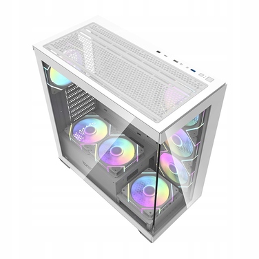 Корпус для комп'ютера Darkflash DS900 (білий) + 7 ARGB вентиляторів