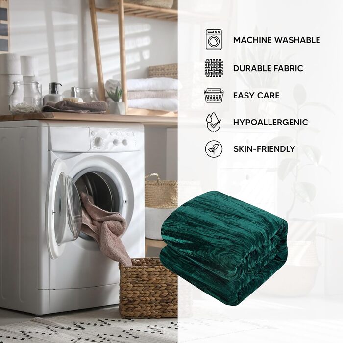 Комплект постільної білизни Chic Home Westmont, 4 частини, темно-синій, Queen