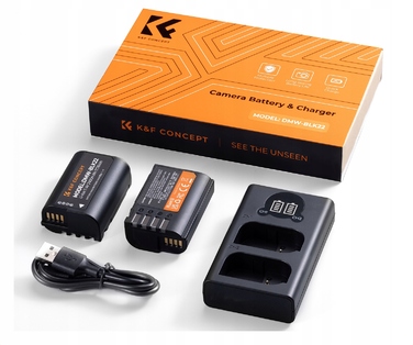 Зарядний пристрій + 2 акумулятори DMW-BLK22 для Panasonic 2400mAh (GH5, GH6, G9)