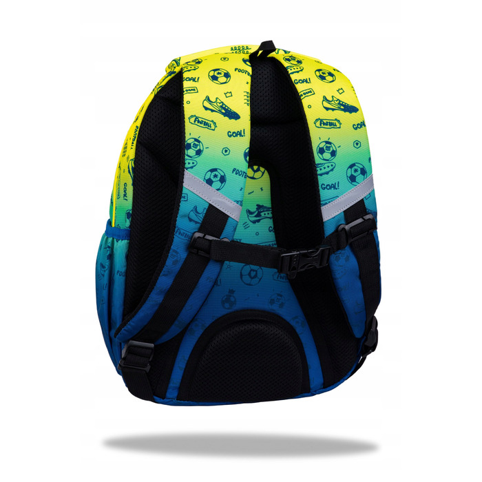 Великий багатокамерний шкільний рюкзак CoolPack 21 л зі світловідбивачами