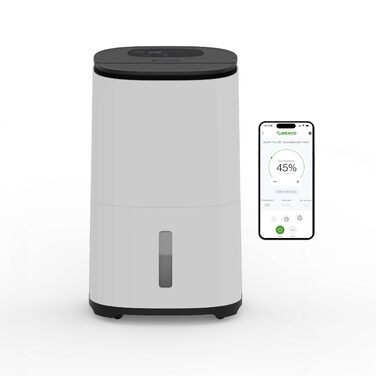 Зволожувач повітря MeacoDry Arete One 6L з очищувачем повітря | Тихий (32 dB), HEPA-фільтр H13, 1.8L резервуар, для спалень та квартир