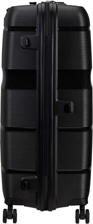 American Tourister Linex - Spinner L Suitcase, 76 cm, 102 L, (Black, L (76 cm - 102 L))